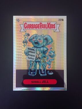 2023 Topps GPK Garbage Pail Kids Chrome 6 - Shrill Jill (221b) - Prism /199   GE